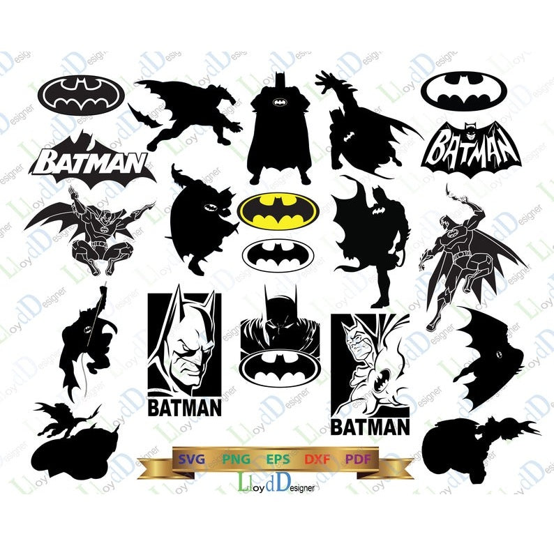 Batman SVG batman logo svg batman cowl batman silhouette batman gift o