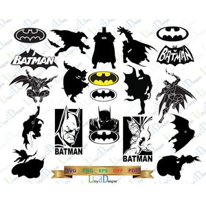 Batman SVG batman logo svg batman cowl batman silhouette batman gift ornament batman poster eps jpg svg cut files print Cameo Cricut