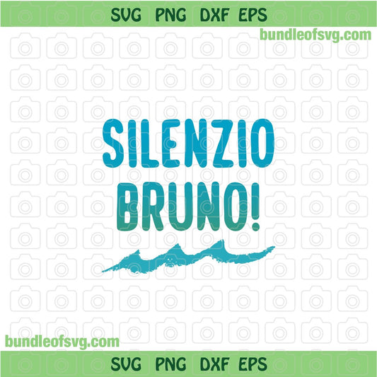 Luca svg Silenzio Bruno svg Wave svg Silenzio Bruno Scooter svg eps png dxf files Silhouette Cameo Cricut - BundleofSVG